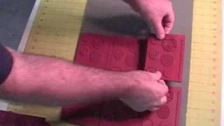 How to attach unmounted rubber stamp sheets to cushion [upl. by Grevera]