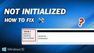 How to Fix External Hard Drive Not Initialized [upl. by Stalder]