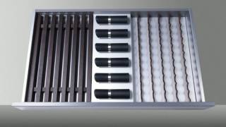 eggersmann Custom Drawer Accessories  boxtec [upl. by Seuqram]