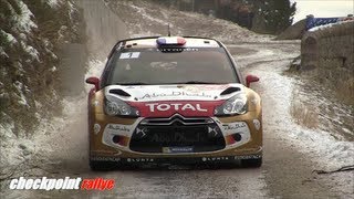 SLoeb vs SOgier WRC MONTE CARLO 2013 HD [upl. by Amata]