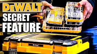 New DeWALT TOOLS TSTAK MODULAR MOBILE STORAGE TOWER HAS A HIDDEN FEATURE [upl. by Linders]