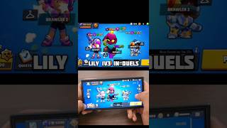 Lily 1v3 in duels brawlstars shorts trending viralshort brawlstarsshorts rank fyp [upl. by Ahsyak320]