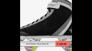 Bont Parkstar Tracer Roller Skates Package  Black [upl. by Dragon]