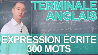 Expression écrite  300 mots  Le rappel de cours  ANGLAIS  Terminale  Les Bons Profs [upl. by Anead]