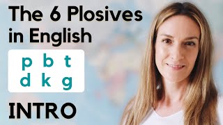 The 6 Plosives in English  INTRO  English Pronunciation [upl. by Duggan]