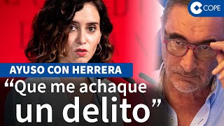 Ayuso con Herrera responde a Casado tras su entrevista exclusiva en COPE [upl. by Melodie]