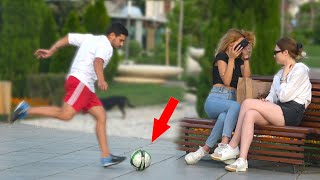 BEST OF FOOTBALL PRANK   AWESOME REACTIONS [upl. by Pietje]