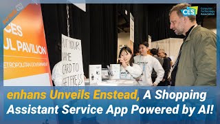 enhans Unveils AI Commerce Solution ‘Enstead’ at CES 2024 Unveiled [upl. by Anne]