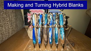 Making and Turning Hybrid Pen Blanks [upl. by Neri276]