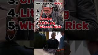 TOP 5 FUNNIEST NEGAN MOMENTS 😭 negan twd thewalkingdead [upl. by Mullac]