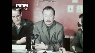 Provisional IRA leader Sean MacStiofain says IRA wont beaten at Derry Press conference June 1972 [upl. by Tansy380]