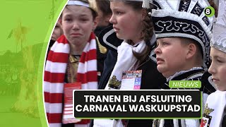 Pop gaat in vlammen op tranen bij afsluiting van carnaval in sHeerenberg [upl. by Buroker]