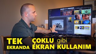 Tek Ekranda ÇOK Ekran Gibi Kullanım Nasıl Olur [upl. by Farlie672]