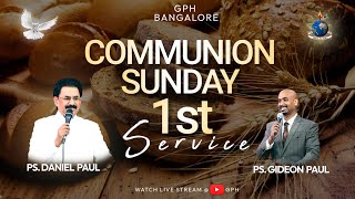 Communion Sunday 1st Service 06102024 Ps Daniel Paul [upl. by Georgine]