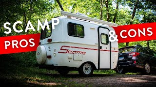 13 ft Scamp Review Pros and Cons of a 13 Foot Scamp Trailer  The Good The Bad The Ugly [upl. by Launce871]