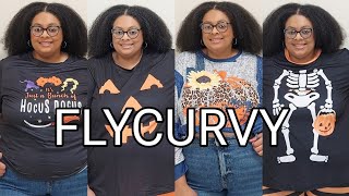 Day 8 of 30 Days of Fall  FlyCurvy Halloween Haul [upl. by Cutlerr891]