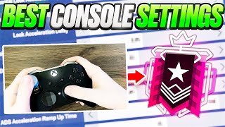 Champion BEST Settings amp Sensitivity  Rainbow Six Siege Console [upl. by Juana864]