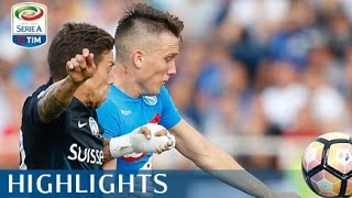 Atalanta  Napoli  10  Highlights  Giornata 7  Serie A TIM 201617 [upl. by Ahsetel]