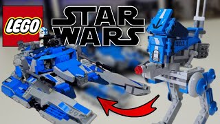 INSANE LEGO 501ST BATTLE PACK ALTERNATIVE BUILDS 75280 Republic Fighter Tank Clone Command Station [upl. by Romain]