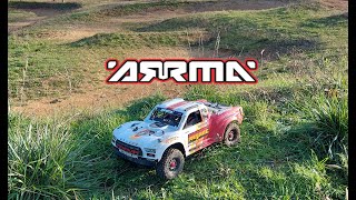 sa fait froid Dirt Track ARRMA MOJAVE 4S [upl. by Myna]