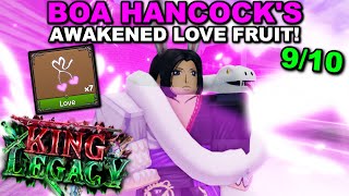 Awakening The NEW LOVE Fruit In Roblox King Legacy Update 5 Heres What Happened [upl. by Ssepmet]