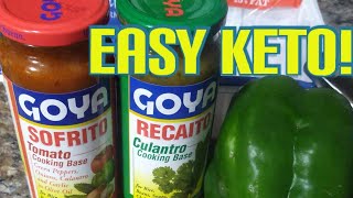 💙 Goya Recipe Keto Sofrito amp Recaito  Turkey Tacos amp Stuffed Peppers 💙 [upl. by Karleen]