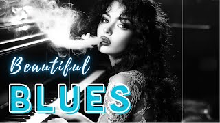 Elegant Slow Blues Guitar  MRelaxing Blues Night amp Slow Music for Relaxation Cooling Your Soul [upl. by Nnylyar788]