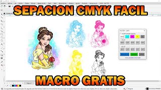 Separacion CMYK facil en CORELDRAW  2023  Video 1 de 3 [upl. by Nirad]