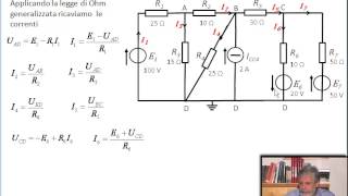 Metodo dei potenziali di nodo  Elettrotecnica [upl. by Gough453]