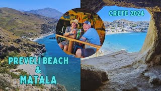 Perfect Day Trip in Crete Greece From Rethimno to Preveli and Matala [upl. by Clem]