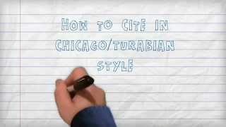 Citing  How to Cite in ChicagoTurabian Style A Three Minute Tutorial [upl. by Yebloc576]