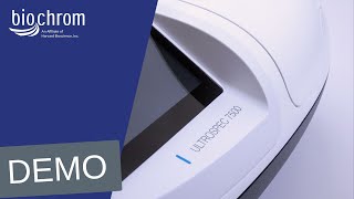 Powerful UVvisible spectrophotometer  Ultrospec 7500 Demo  Biochrom [upl. by Jephthah]