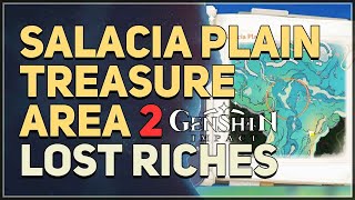 Treasure Area 2 Salacia Plain Genshin Impact Lost Riches [upl. by Anauqal]