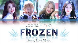 LOONA YYXY  Frozen LYRICS Color Coded HanRomEng LOOΠΔ이달의 소녀yyxy [upl. by Westley907]