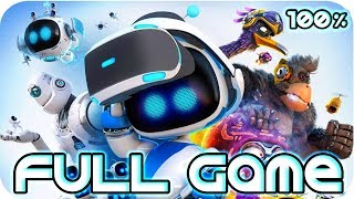 Astro Bot Rescue Mission Walkthrough 100 FULL GAME Longplay PS4 PSVR [upl. by Aivatra]