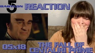 Babylon 5  5x18 quotThe Fall of Centauri Primequot Reaction [upl. by Samala245]