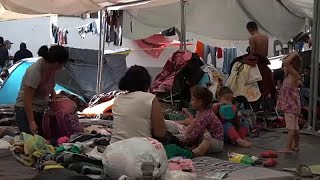 Messico ancora a Tijuana la carovana di migranti [upl. by Stephanie]