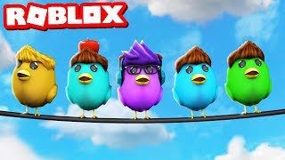 THE WEIRDEST BIRD FAMILY IN ROBLOX Become Birds amp Roleplay Roblox Feather Family Roleplay [upl. by Pauiie]