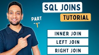 SQL JOINS Tutorial for beginners  Practice SQL Queries using JOINS  Part 1 [upl. by Aikan664]