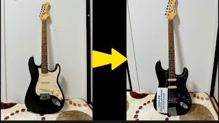 Fernandes stratocaster vandalism kurt cobain [upl. by Piggy]