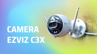 Trải nghiệm camera ngoài trời EZVIZ C3X có cả camera kép [upl. by Ardiedal]