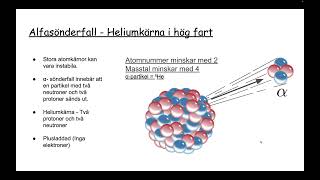 Radioaktivitet och halveringstider [upl. by Suirred]