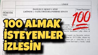 9Sınıf İngilizce 2Dönem 1Yazılı [upl. by Pillsbury118]