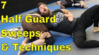 Daily BJJ Waiter Sweep from Deep Half Guard [upl. by Haridan]