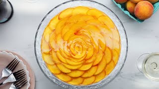 Peaches ‘n Cream Cheesecake • Tasty [upl. by Vachel]