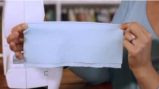 How to Sew Topstitch on Sewing Machine  Sewing Lessons [upl. by Holladay]