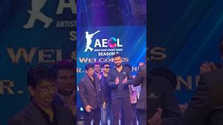 Elvish Yadav Entry in Cricket League AECL [upl. by Ardnuhsor808]