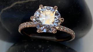 7000 Lab Created Diamond Engagement Ring Indoor Lighting [upl. by Zednanref]