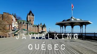 Walking Tour Qc streets Plains of Abraham Promenade des Gouverneurs Dufferin Terrace Citadelle [upl. by Wehtta]