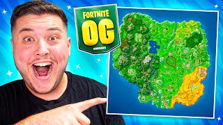 JUGANDO NUEVA TEMPORADA OG de FORTNITE con el MAPA ANTIGUO [upl. by Colbert382]